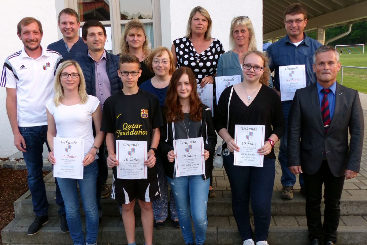 Ehrungen 25 Jahre 2016